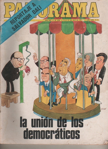 Revista Panorama * Año 1971 Salvador Dali - Los Democratas