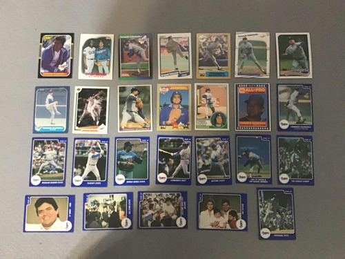 50 Tarjetas Diferentes De Béisbol De Fernando Valenzuela