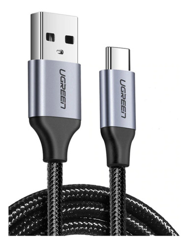 Cable Usb Ugreen Tipo C 3 Metros Uso Rudo Carga Rapida 18w