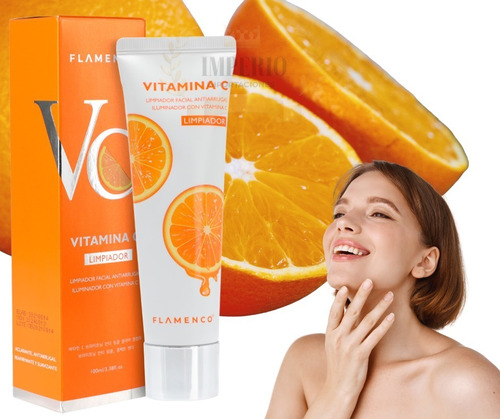 Limpiador Facial Antiarrugas Iluminador Vitamina C