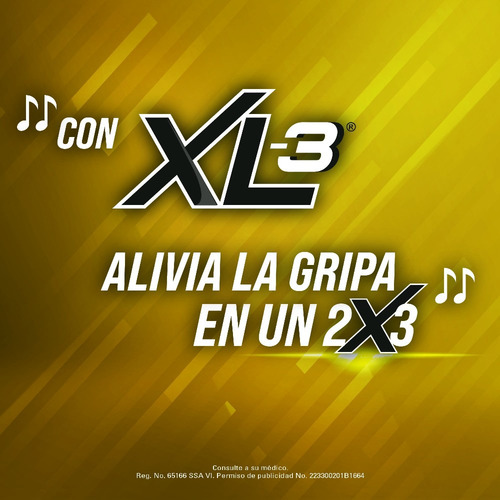 Xl-3 Alivia Síntomas Del Resfriado Común. Caja 10 Cápsulas.
