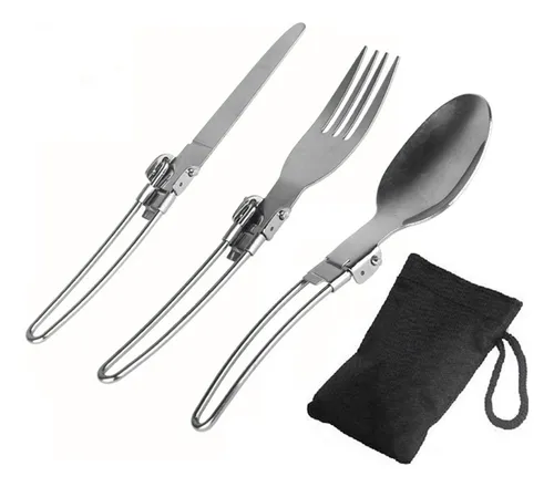 Juego De Cubiertos, Juego De Cubiertos Para Acampar, Juego D