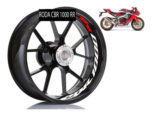 Adesivo Premium Roda Moto Honda Cbr 1000rr Cbr1000 Rr