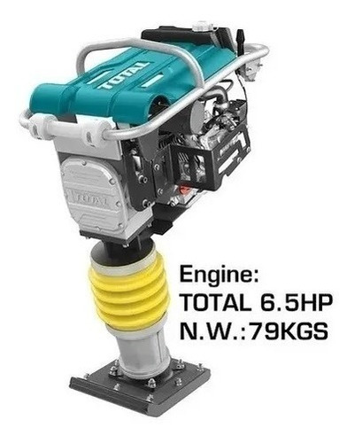 Apisonador De Gasolina 79kg 6.5hp Total Tp880-2