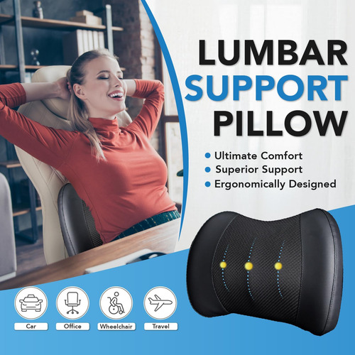 Almohada Lumbar De Espuma Viscoelástica Para Aliviar Dolor D
