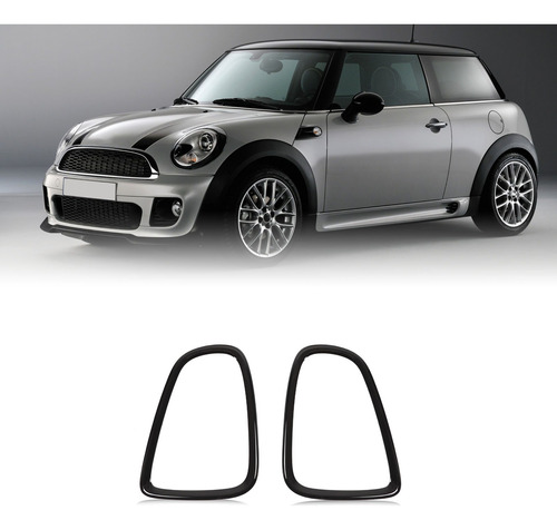 Par Molduras Biseles Calaveras Mini Cooper 2007 - 2015 