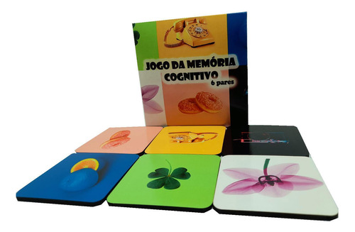 Jogo Da Memória Cognitivo 6 Pares Para Idosos