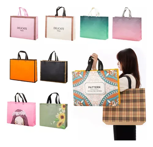 comprar 160 Bolsas Ecologicas Reutilizables Bolsas De Compras Grande