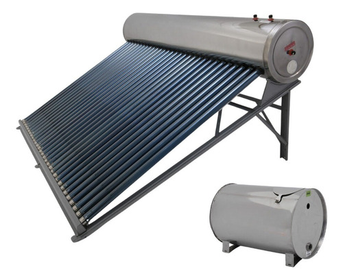 Aquecedor Solar A Vácuo Acoplado 240 Litros - 100% Inox