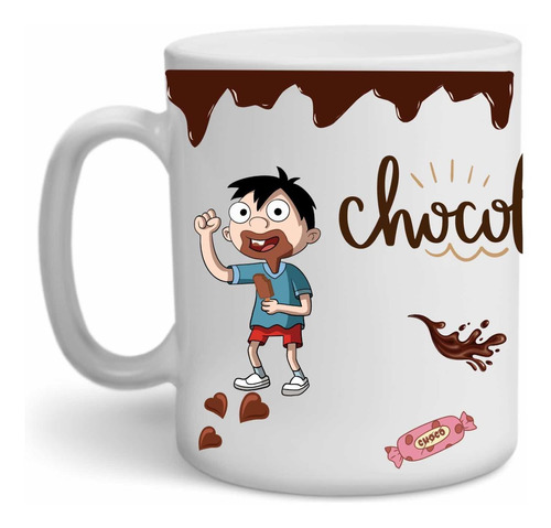 Taza Diseño Niño Chocolate, Alta Calidad, Hey Arnold!