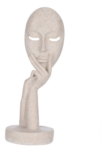 Escultura De Máscara De Personaje, Estatua De Arte Facial, P