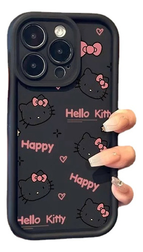 Funda Blanda Para iPhone 13, 14, 15, 12, 11, Hello Kitty