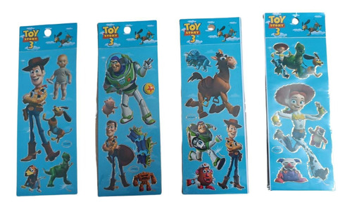 Sticker Adesivos Toy Story 40 Cartelas 
