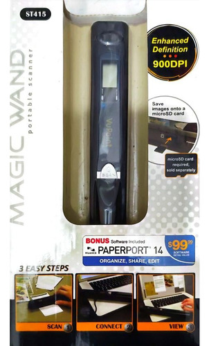 Scanner Portable Magic Wand St 415 Usb Color Negro