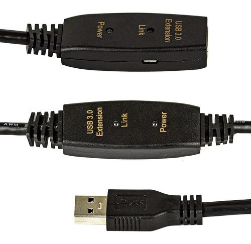 Cabo Extensor Usb 3.0 Amplificado Ativo - 20 Metros