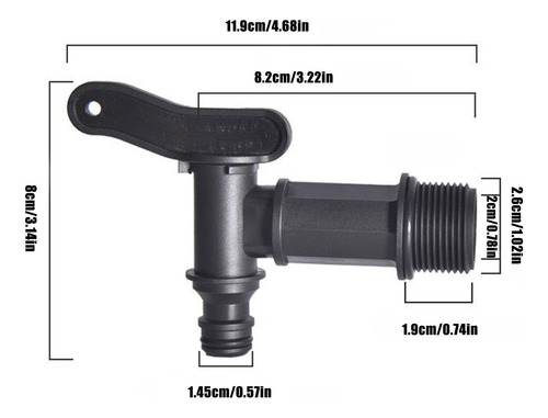 Adaptador Para Ibc A Prueba De Fugas Y Para Drenar