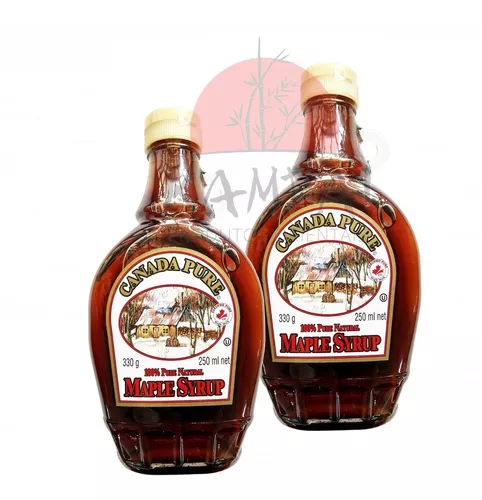 Xarope Bordo Maple Syrup 100% Puro, Calda para Panquecas, Bolduc