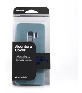 Funda Cover Case Galaxy Samsung S9 Alcantara Gris Original