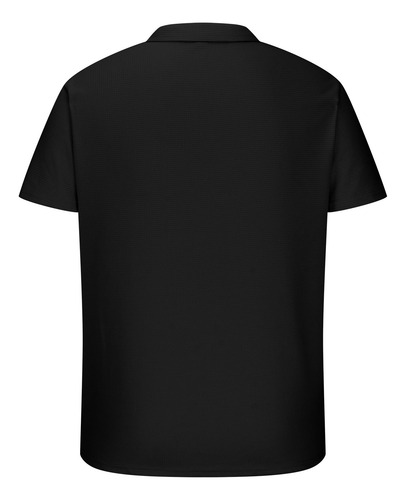 Jersey Casual Liso Con Botones A La Moda Para Hombre, Talla