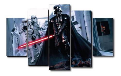 Cuadro Decorativo Star Wars 100 Cm X 70 Cm 5pz