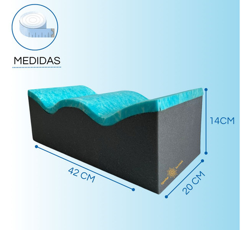 Almohada Para Recuperación De Glúteos + Memory Viscogel Foam