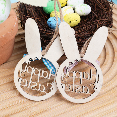 Colgantes Con Forma De Huevo De Pascua Con Forma De Conejo P