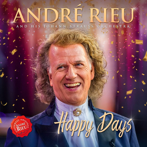 Cd: Happy Days De La Orquesta De Rieu André//johann Strauss