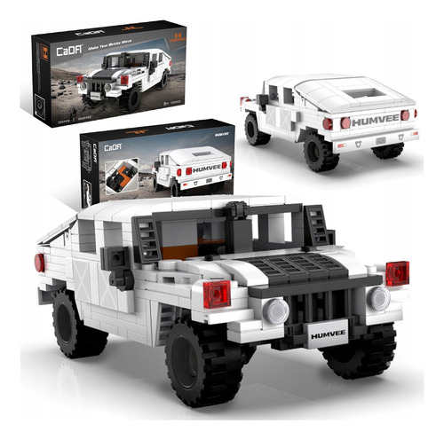 Auto Humvee Para Armar Con Bloques Cada