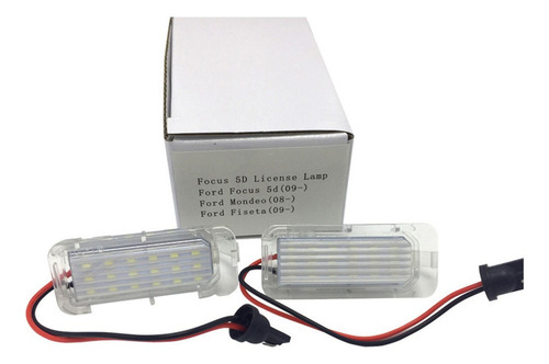 Nuevo Lámpara De Matrícula De Coche Led Blanca Sin Errores