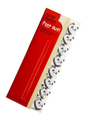 Paquete De Notas Adhesivas Tipo Post It De Animales. Diseño Pandas