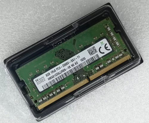 Remate Memoria Notebook Sk Hynix 8gb 1rx8 Ddr4 Pc4-2666 Mhz