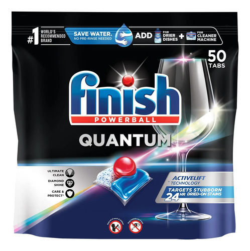 Finish Quantum 50 Pastillas Lavavajillas Detergente