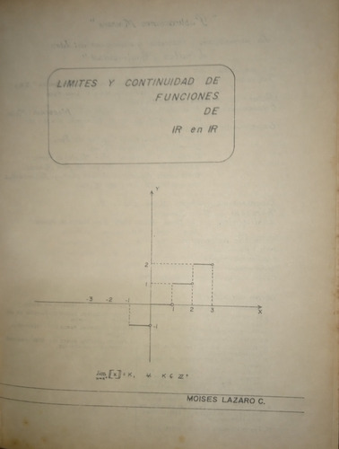 Libro Analisis Matemático (Usado)