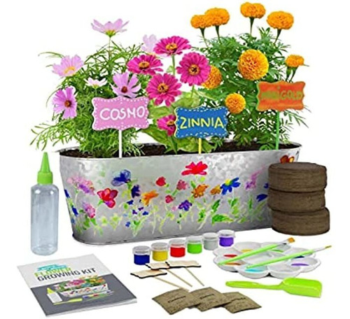 Kit De Jardinería De Pintura Y Plantas Para Niños, Para Cum