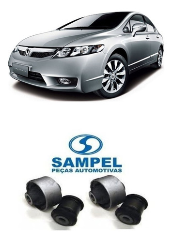 Kit 04 Bucha Balança Sampel Honda New Civic 2006 A 2011