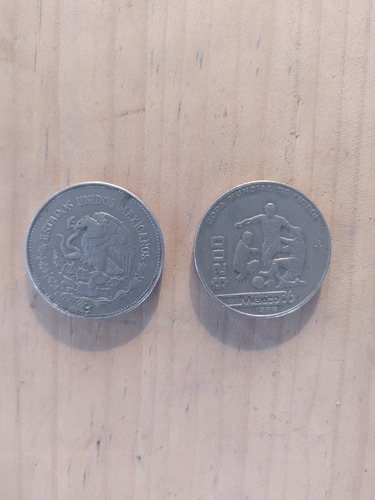 Moneda De $200 Mexico Mundial De Fútbol De 1986