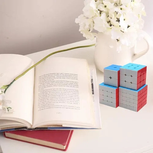 Nc Pack Kit Qiyi Magic Cube 2x2,3x3, 4x4,5x5 Six Colors T