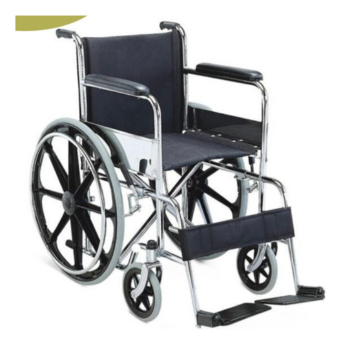 Silla De Ruedas Macizas Plegable W80b - Deltamed