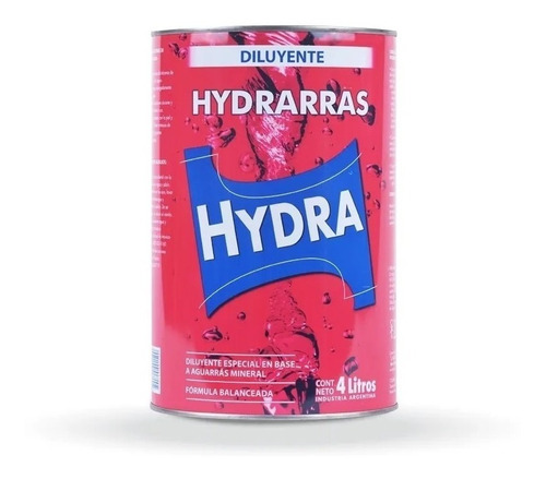 Hydra Aguarras  Hydrarras X 4 Lt Diluyente Para Pinturas