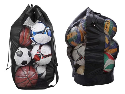 Bolso Traslado De Balones Porta 15 Balones Deporte Malla