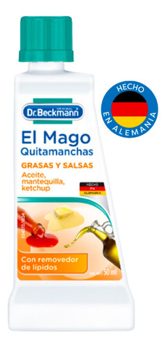 Dr. Beckmann El Mago Quitamanchas Grasas Y Salsas 50 Ml