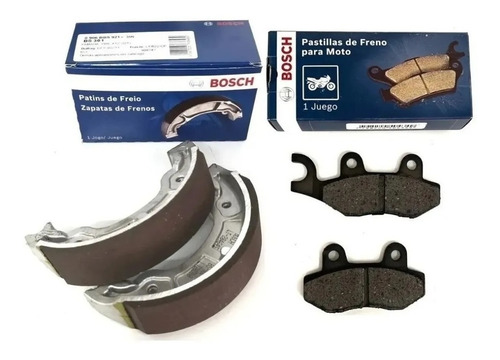 Kit Pastillas Y Zapatas Freno Bosch Yamaha Ttr 230 Fas