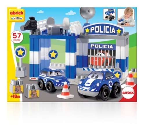 Juego Para Armar Estación Policía Para Bebe  Abrick