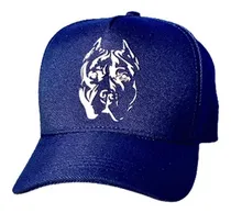 Comprar Boné Azul | Branco - Raças Pit Bull - Bully - Pit Monster