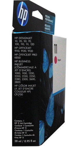 Cartucho Hp 11 Magenta Original C4837a Vigente Verificable