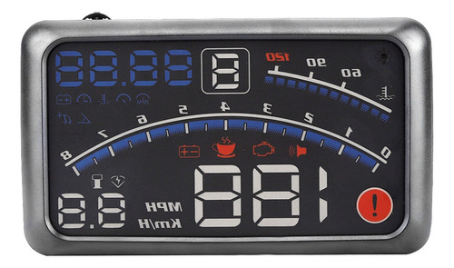 Pantalla Frontal Hud Universal Mph/km/h Velocidad Límite Adv