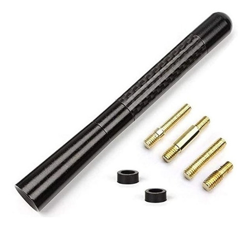 Imagen 2 de 3 de Antena Corta Auto 12 Cm Universal Short Antenna