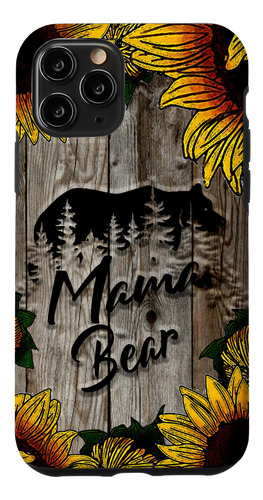 iPhone 11 Pro Mama Oso De Madera Rústica P B08wm6cjn6_310324