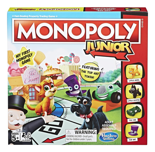 Juego De Mesa Hasbro Gaming Monopoly Junior, Perfecto Regalo