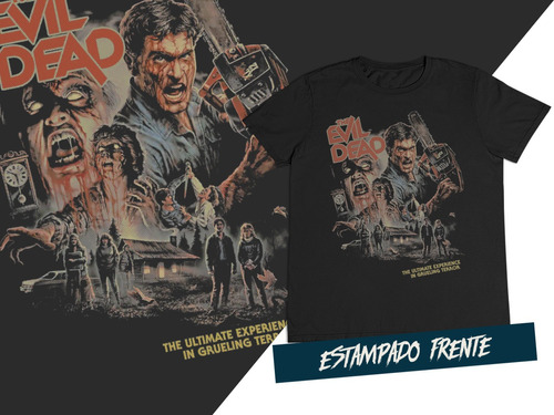 Camiseta Terror Evil Dead Ash C15